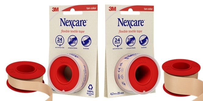  Bodegones de esparadrapos de tela Nexcare™
